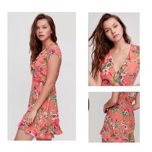 Sunday best tropical print savoy dress - size 0